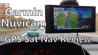 Garmin Nuvicam InCar Sat Nav Review  GPS With BuiltIn Dash Cam amp Bluetooth [upl. by Ailina]