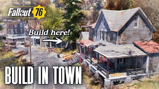 Fallout 76 Camp Tutorial  Build IN Town FlatwoodsSummersville  By Spyro [upl. by Ellenig]