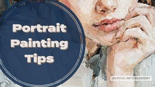 Acrylic Portrait Painting Made Easy 5 Pro Tips for Stunning Results [upl. by Jueta]