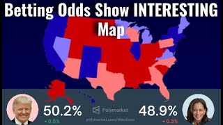 Presidential Election Based on BETTING ODDS October 6 [upl. by Melany]