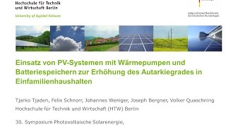 PVSysteme mit Wärmepumpen und Batteriespeichern [upl. by Noxas952]