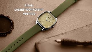 Titan Workwear Quartz Analog Leather Strap Watch For Women2733sl01 digital colour full print dial [upl. by Iran398]