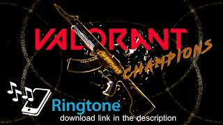 Valorant  Championship Song  Ringtone [upl. by Vladi]