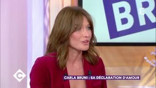 Carla Bruni  sa déclaration damour  C à Vous  06102017 [upl. by Aramen]