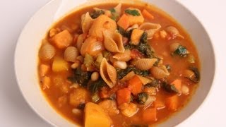 Winter Minestrone Soup Recipe  Laura Vitale  Laura in the Kitchen Episode 332 [upl. by Jezabel]