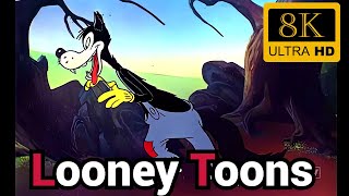 Looney Tunes The Sheepish Wolf 1942 Remastered 8k [upl. by Adieno]