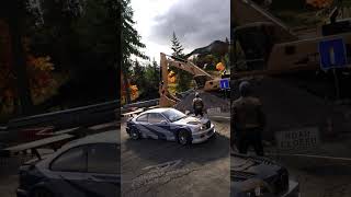 BMW vs Excavator  Need for Speed Most Wanted [upl. by Enad]