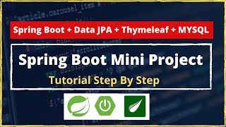 Spring Boot Project  Employee Management System  Spring Boot Crud  Spring Boot Mini Project [upl. by Galliett]