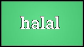 Halal Meaning [upl. by Palocz20]