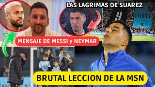 💥 BRUTAL LECCION DE MESSI NEYMAR y SUAREZ en SU DESPEDIDA LA GRAN DIFERENCIA con MBAPPE y VINI ❌ [upl. by Gilchrist]