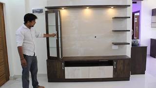 Woodlab Interiors  Best Interior Designers in Bangalore  TV Unit Design For Living Room [upl. by Nylsoj]