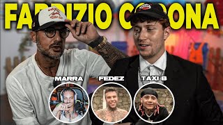 FABRIZIO CORONA ospite dal ROSSO con Fedez Marra Taxi B amp tanti altri [upl. by Enayd417]