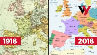 How The World Map Has Changed In 100 Years Since WWI [upl. by Odlonyer]