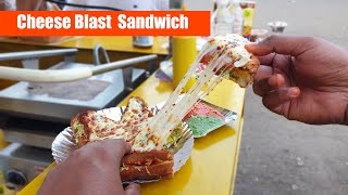 Rs150  Cheese Blast Sandwich  Hardworking Man Selling Delicious Sandwich  Street Food India [upl. by Huey]