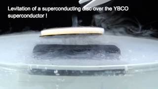 Magnetic Field Trapping in a YBCO Superconductor [upl. by Talia]