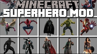 Minecraft SUPERHERO MOD  BECOME HULK AND SMASH YOUR ENEMIES AWAY Minecraft [upl. by Alpers]