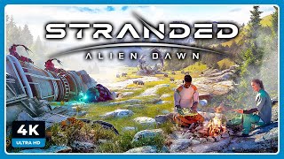 SUPERVIVENCIA Y GESTIÓN PLANETARIA  STRANDED ALIEN DAWN Gameplay Español [upl. by Drhacir]