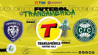 CIANORTE X CORITIBA AOVIVO CAMPEONATO PARANAENSE 4ª DE FINAL  TRANSAMÉRICA CURITIBA 03032024 [upl. by Sirromed]