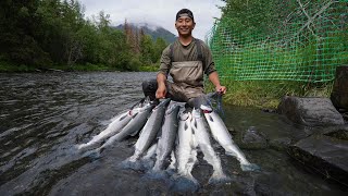 Combat Fishing Alaska Sockeye Salmon on The Famous Russian River CATCH CLEAN COOK [upl. by Foote]