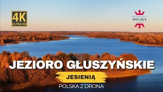 JEZIORO GŁUSZYŃSKIE JESIENIĄ 4K [upl. by Ayimat]