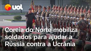 Coreia do Norte começa a mobilizar soldados para ajudar Rússia na guerra contra a Ucrânia [upl. by Akinyt]