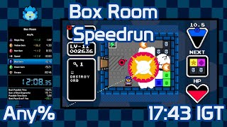 Box Room Speedrun  Any  1743 IGT [upl. by Noteek]