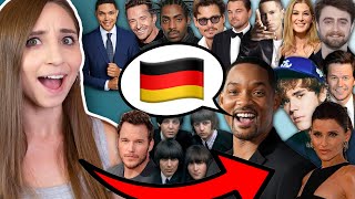 German reacts to INTERNATIONAL CELEBRITIES speaking German 🇩🇪 Feli from Germany [upl. by Adnirol]