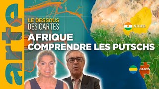 Afrique  comprendre les coups d’État  Une leçon de géopolitique  Le dessous des cartes  ARTE [upl. by Dougie]