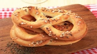 Easy soft pretzel recipe [upl. by Nivlek]