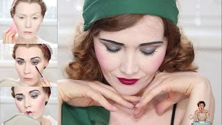 An Authentic 1920s Makeup Look for Flappers [upl. by Erik688]