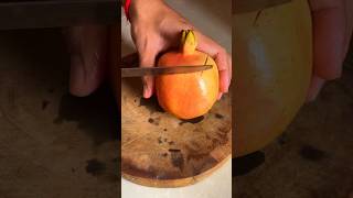 Natural Pomegranate cutting skills [upl. by Ronal]