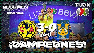 HIGHLIGHTS  América 3 41 0 Tigres  AP2023  Final VUELTA  TUDN [upl. by Birk402]