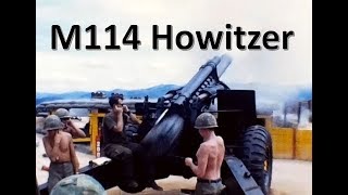 M114 Howitzer 155 mm in Vietnam [upl. by Harrietta]