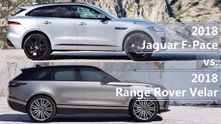 2018 Jaguar FPace vs 2018 Range Rover Velar technical comparison [upl. by Shushan]