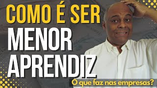 Como é ser menor aprendiz e como funciona o trabalho [upl. by Niamjneb979]