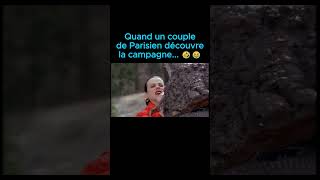 Un Couple de Parisien qui se balade en campagne 😂🤣 shorts humour france rire prank fyp viral [upl. by Morlee]