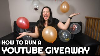 How to Run a YouTube Giveaway  GIVEAWAY  3 Easy Steps to Set Up and Run a YouTube Giveaway Legally [upl. by Venuti]