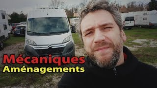 PROBLÈMES MÉCANIQUES  AMÉNAGEMENTS  DES NOUVELLES  fourgon aménagé  camping car  Voyage Voyages [upl. by Eislrahc]