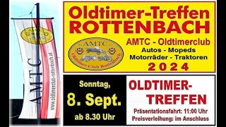 2024  AMTC  Oldtimertreffen in Rottenbach [upl. by Ominoreg602]