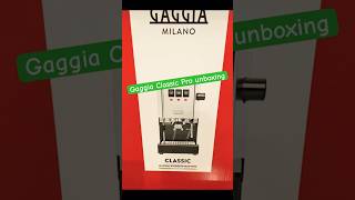 Gaggia Classic Pro Unboxing amp First Use جاجيا كلاسيك برو [upl. by Sherburn341]