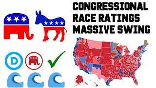 2018 Congress Predictions Midterm Elections  The Cook Political Report House Race Ratings BlueWave [upl. by Gloriana]