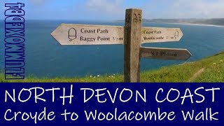 Croyde Bay to Woolacombe a North Devon Coast Walk [upl. by Heyward]