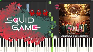 Fly Me To The Moon  Squid Game OST  Synthesia  Piano Tutorial [upl. by Aenyl]