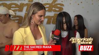 ROBBED The Sacred Riana Tells Us if She Really has Beef With Mel B  AGT BACKSTAGE [upl. by Greg]