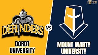 Dordt University vs Mount Marty University Football [upl. by Attenyw274]