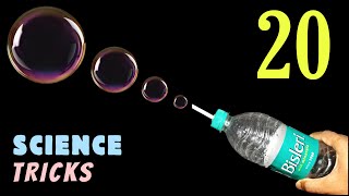 20 AMAZING SCIENCE EXPERIMENTS Compilation At Home [upl. by Auberta272]