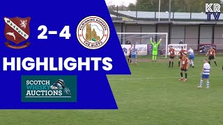 HIGHLIGHTS Maybole 24 Kilwinning Rangers [upl. by Anitnahs684]