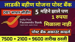 India post payment bank dbt aadhar seeding ippb bank aadhar link किती दिवसात पैसे जमा होईल [upl. by Maddalena]