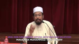 Usul Dan Furu Aqidah Antara Asyairah amp Salafiah  Maulana Asri Yusoff [upl. by Alleacim]