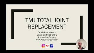 TMJ Total Joint Replacement [upl. by Akemet]